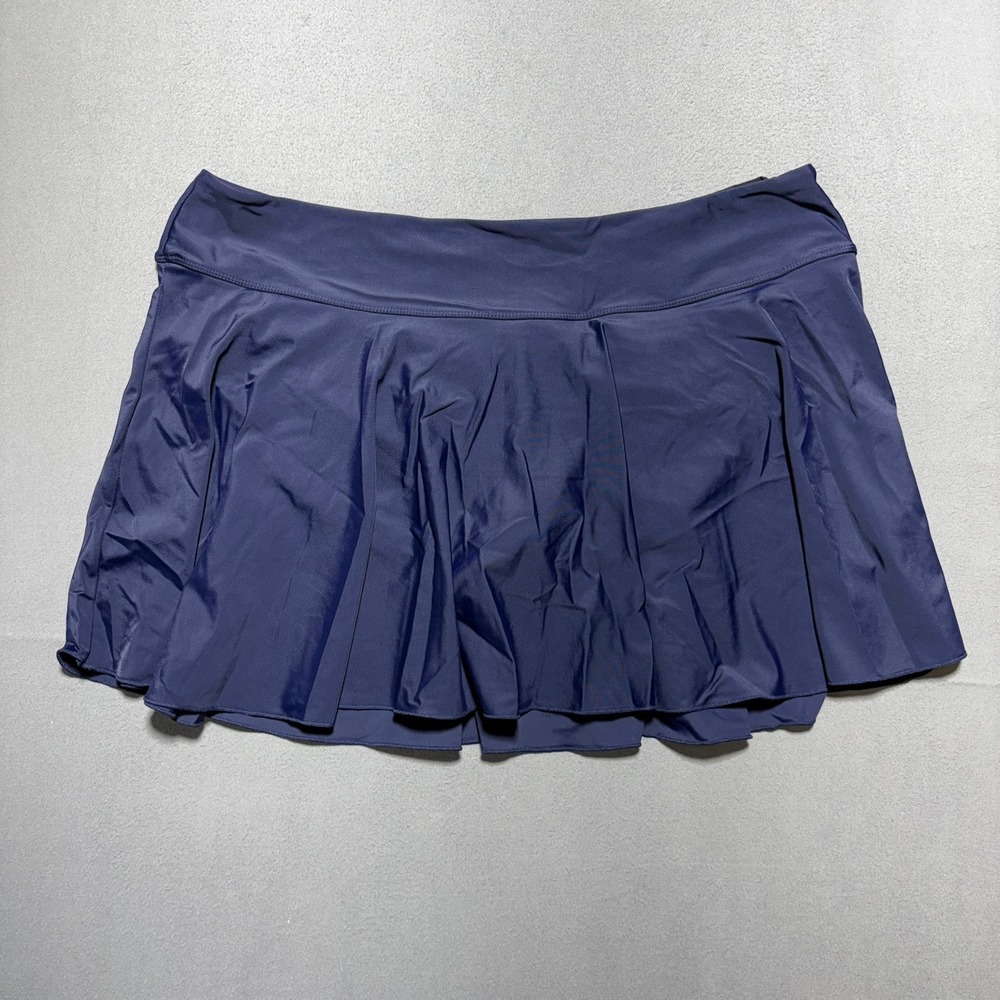 Baleaf Navy Blue Pleated Skort with Built-in Brief XXL